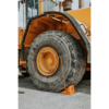 30T wheel chock on handle