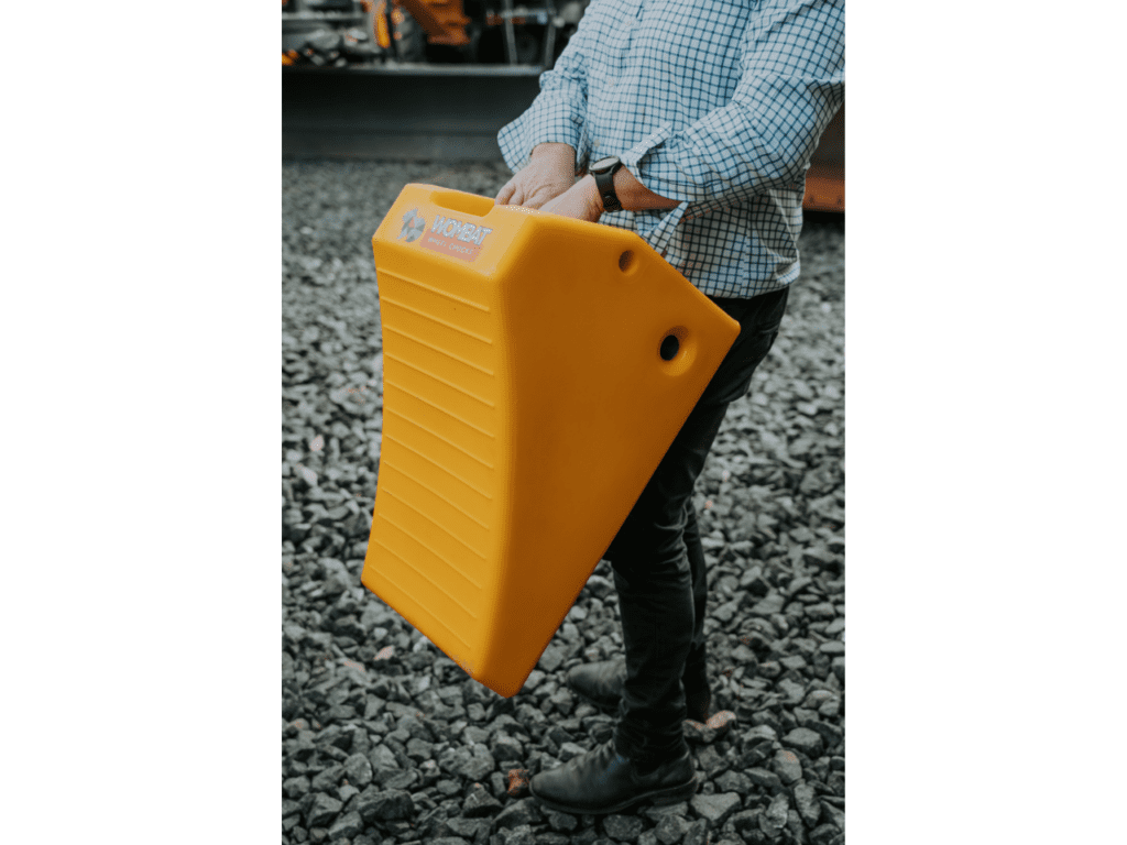 Massive 400T Wheel Chock - Ultimate Vehicle Stopping Power