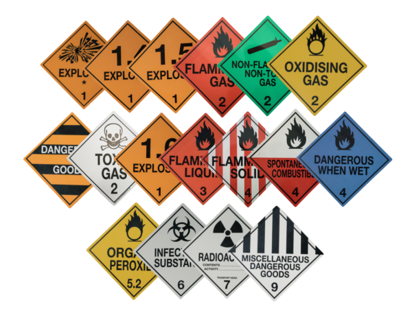 Dangerous Goods Metal Signs