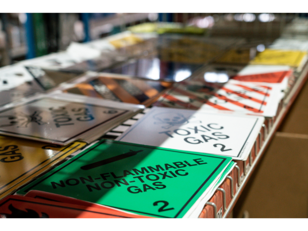 Dangerous Goods Metal Signs